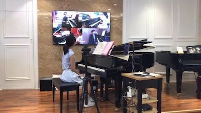 FH至尊特邀艺术家浙江音乐学院钢琴系丁阳博士Hybrid远程教育大师班+音乐会圆满成功