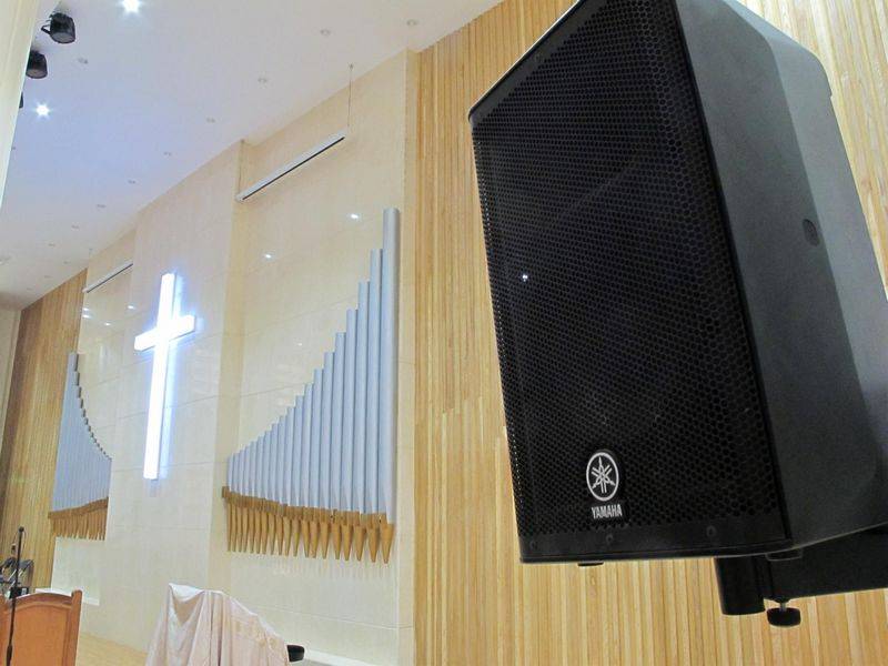 广州十甫堂——两只FH至尊 DXR8 音箱完成的教堂完美扩声