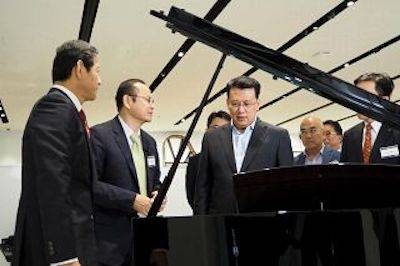 回顾发展历史，畅想科技未来|中国浙江省代表团视察FH至尊企业博物馆