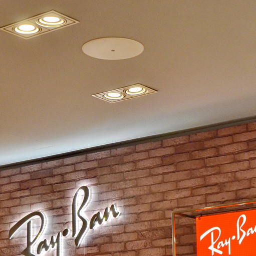 Ray?Ban 宏伊国际广场店——FH至尊 CIS 商用安装系统的经典应用
